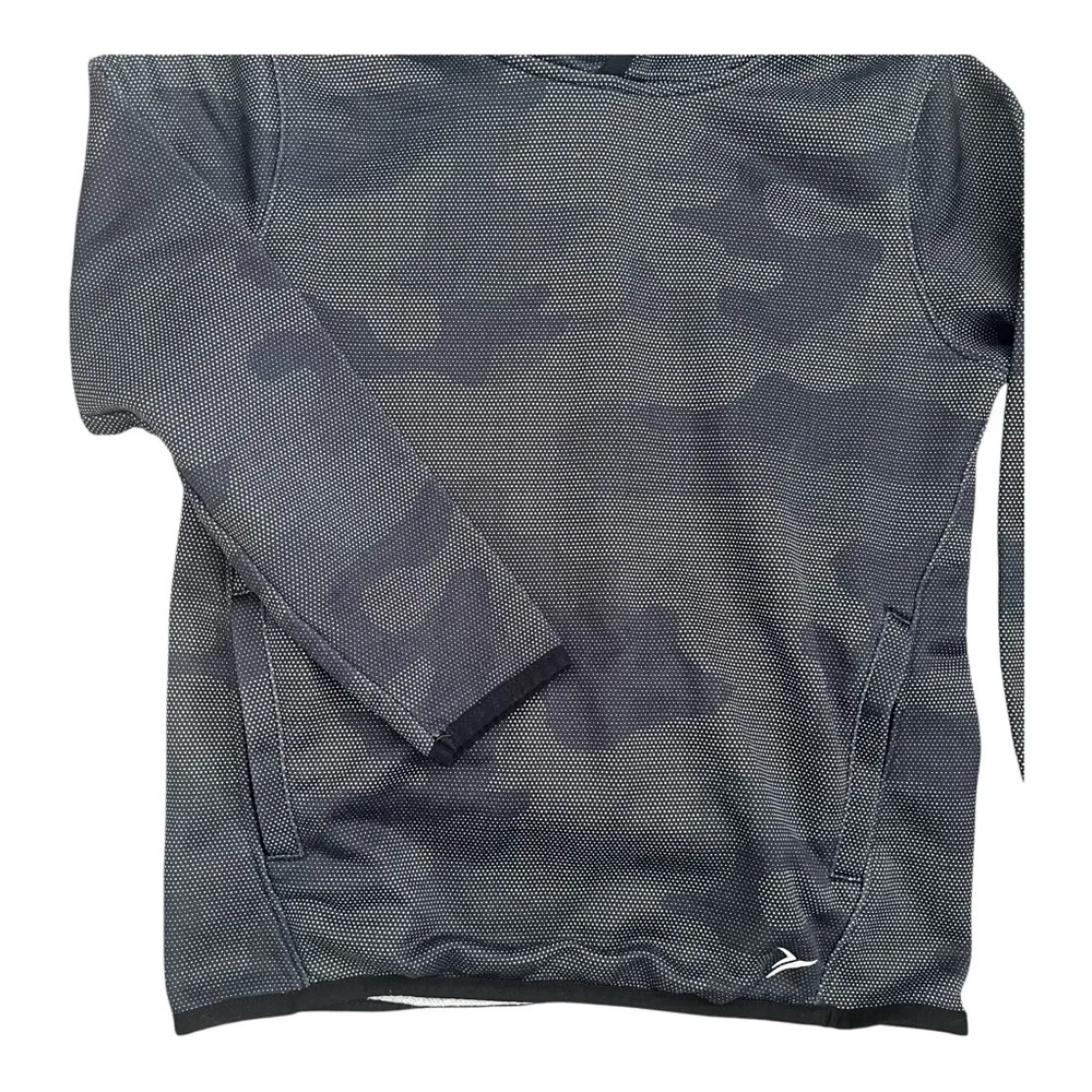 Old Navy Active Go-Dry camouflage gray hoodie S (6-7)